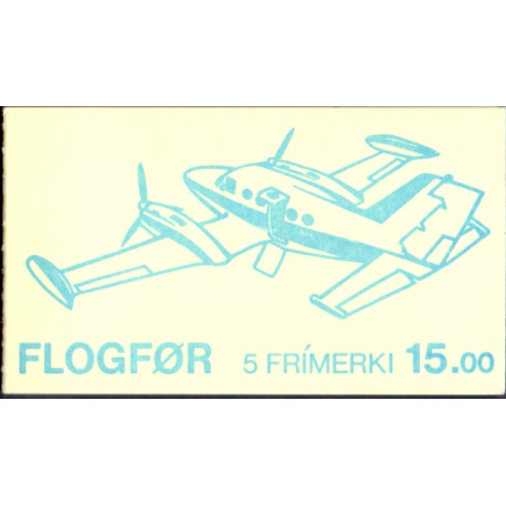 Færøerne frimærkehæfte AFA nr. 3A ** stemplet pf. st.