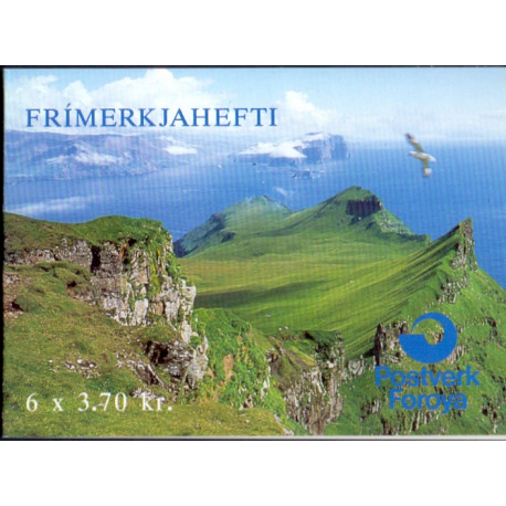 Færøerne frimærkehæfte AFA nr. 4A ** stemplet pf. st.