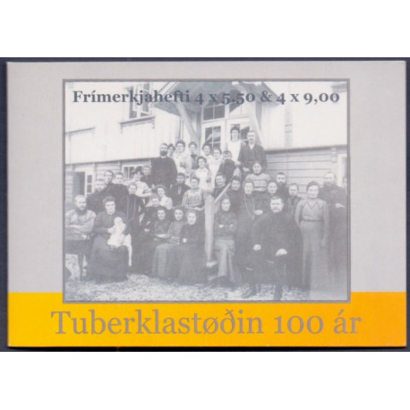 Færøerne frimærkehæfte AFA nr. A39 ** (625-26)    stemplet pf. st.