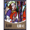 Åland. 2010. Kirkevinduer II, Naturmiljøer, og julefrimærke . AFA nr. 333-36 **    st.