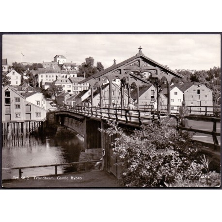 Norge. Trondheim. Gamla Bybro, brugt 1957, Stor format