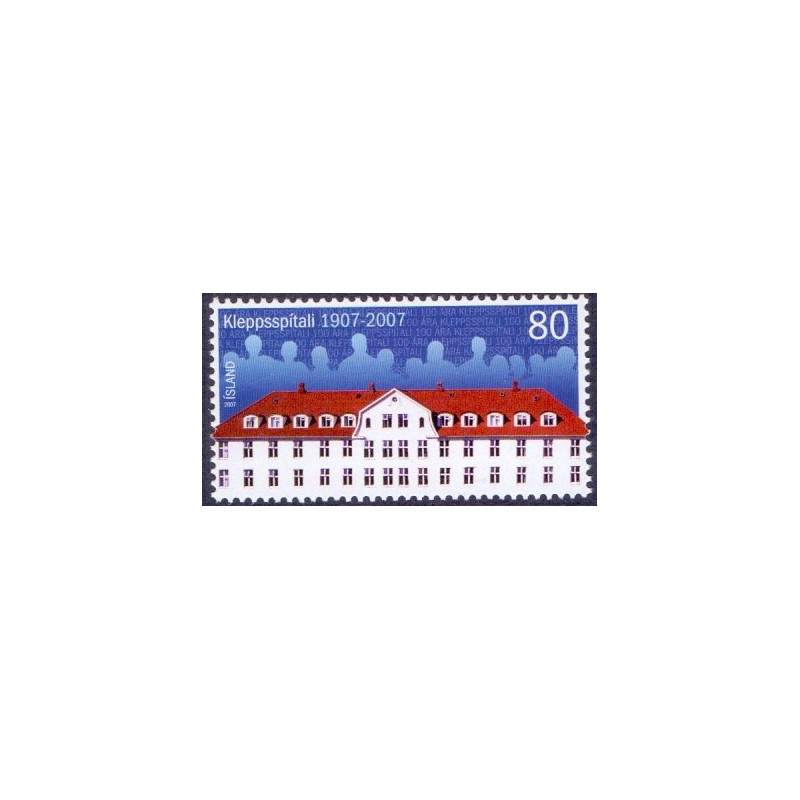 Island. 2007. Halgrimsson og Hospitalet Kleppurs. AFA nr. 1163-64 **     stemplet FDC