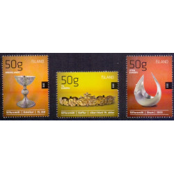Island. 2012. Islandsk håndværk II. AFA nr. 1320-22, 1320E **     stemplet FDC