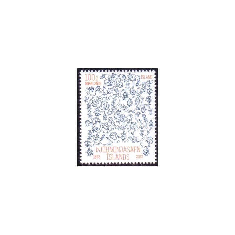 Island. 2013. Islands Nationalmuseum. AFA nr. 1356 **     stemplet FDC