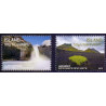 Island. 2013. Aldeyjarfoss og Hafursey. AFA nr. 1357-58 **     stemplet FDC