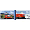Island. 2013. Europamærker, fra hæfter AFA nr. 1373a-74a **     stemplet FDC