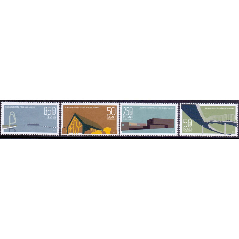 Island. 2014. Islandsk design V. AFA  nr. 1400-03 **     stemplet FDC