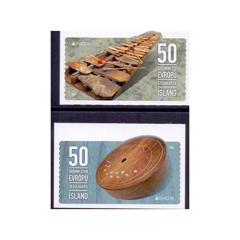 Island. 2014. Europamærker. AFA  nr. 1405-06 **     stemplet FDC
