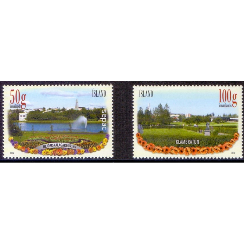 Island. 2014. Sepac. AFA nr. 1412-13 **    stemplet FDC