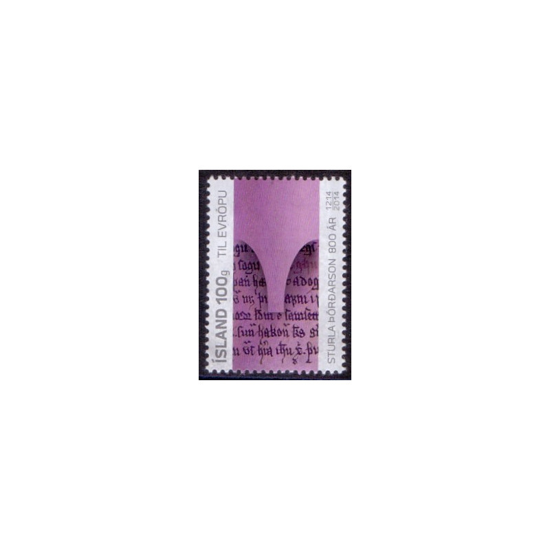 Island. 2014. Sturla Porôarsons. AFA nr. 1423 **    stemplet FDC