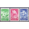 Finland. 1950. Blomster II. AFA nr. 392-94 **, postfrisk stemplet FDC