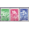 Finland. 1950. Blomster II. AFA nr. 392-94 **, postfrisk stemplet FDC