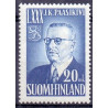 Finland. 1950. Præs. Paasikvis. AFA nr. 398 **, postfrisk stemplet FDC