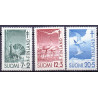 Finland. 1951. Fugle I. AFA nr. 403-05 **, postfrisk stemplet FDC