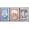 Finland. 1952. Jacobstad, Vasa og Skakolympiade. AFA nr. 417-19 **   , postfrisk stemplet FDC