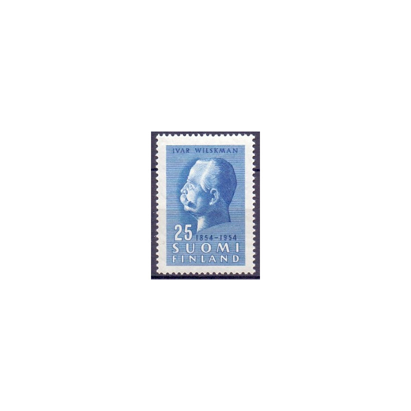 Finland. 1954. Prof. Ivar Wilskman. AFA nr. 428 **   , postfrisk stemplet FDC