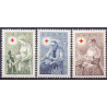 Finland. 1954. Røde Kors. AFA nr. 429-31 **   , postfrisk stemplet FDC