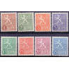 Finland. 1954. Ny Løvetegning. AFA nr. 432-39 **   , postfrisk stemplet FDC