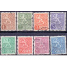 Finland. 1954. Ny Løvetegning. AFA nr. 432-39 **   , postfrisk stemplet FDC