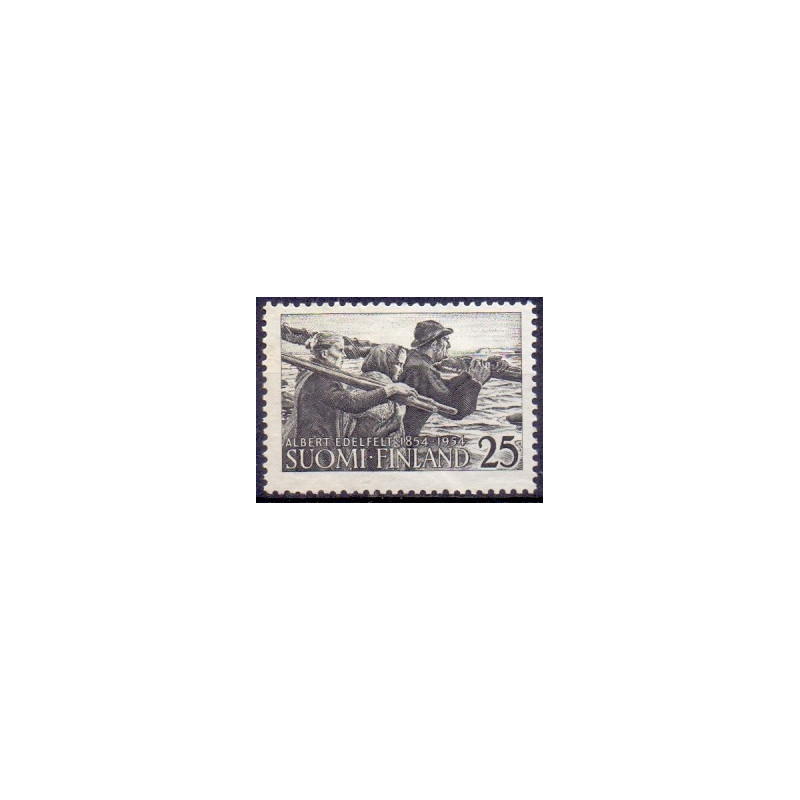 Finland. 1954. Albert Edelfelt. AFA nr. 440 **   , postfrisk stemplet FDC