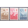 Finland. 1954. Insekter. AFA nr. 441-43 **  , postfrisk stemplet FDC