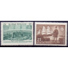 Finland. 1955. Interparlamentisk kongres og Oulu. AFA nr. 448-49 **  , postfrisk stemplet FDC