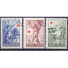 Finland. 1955. Røde Kors. AFA nr. 454-56 **  , postfrisk stemplet FDC