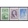 Finland. 1955. Telegrafvæsnets jubilæum. AFA nr. 457-59 **  , postfrisk stemplet FDC
