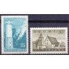 Finland. 1956. Porkolas og sognekirken. AFA nr. 460-61 **  , postfrisk stemplet FDC