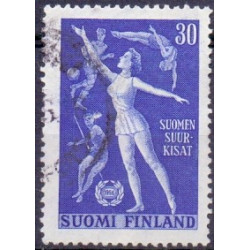 Finland. 1956. Gymnastik og sport. AFA nr. 464 **    , postfrisk stemplet FDC