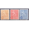 Finland. 1956-57. Farveændringer og nye værdier. AFA nr. 465-67 **    , postfrisk stemplet FDC