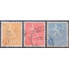 Finland. 1956-57. Farveændringer og nye værdier. AFA nr. 465-67 **    , postfrisk stemplet FDC