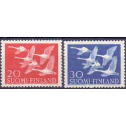 Finland. 1956. Nordens dag. AFA nr. 472-73 **  , postfrisk stemplet FDC