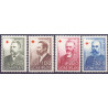 Finland. 1956. Røde Kors. AFA nr. 475-78 **  , postfrisk stemplet FDC