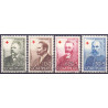 Finland. 1956. Røde Kors. AFA nr. 475-78 **  , postfrisk stemplet FDC