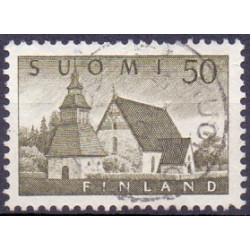 Finland. 1957. Sognekirke og slot. AFA nr. 481-82 **  , postfrisk stemplet FDC