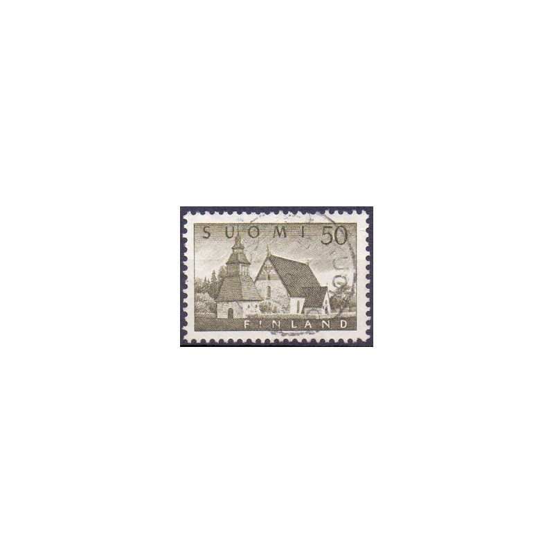 Finland. 1957. Sognekirke og slot. AFA nr. 481-82 **  , postfrisk stemplet FDC