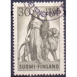 Finland. 1957. Rigsdagens jubilæum. AFA nr. 485 ** , postfrisk stemplet FDC