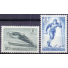 Finland. 1958. Int. skimesterskaber. AFA nr. 496-97 **    , postfrisk stemplet FDC
