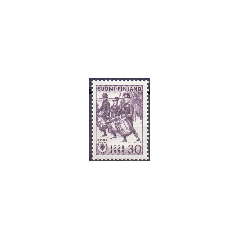 Finland. 1958. Bjørneborg. AFA nr. 499 **   , postfrisk stemplet FDC