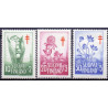 Finland. 1958. Blomster III. AFA nr. 501-03 **   , postfrisk stemplet FDC