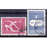 Finland. 1959. Kvindegymnastik og landhandelens frigivelse. AFA nr. 521-22 **        , postfrisk stemplet FDC