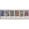Færøerne 1984 Ævintyr AFA nr. 100-5 komplet hæfte postfisk