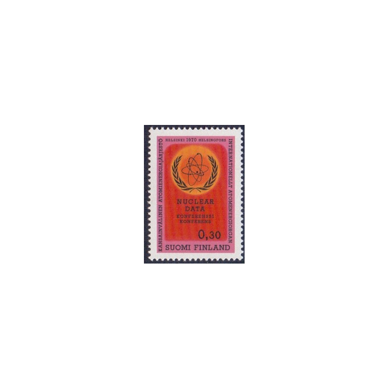 Finland. 1970. Nuclear data og Invalidefond. AFA nr 683-84 ** stemplet **