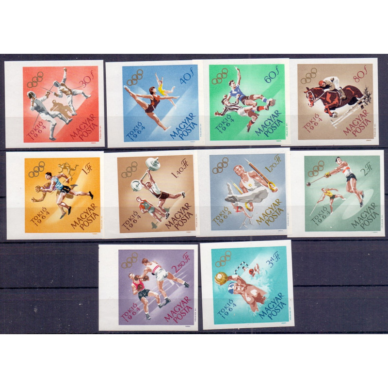 Ungarn. 1964. Olymipaden i Tokyo. Utakket AFA nr. 1987-96U **