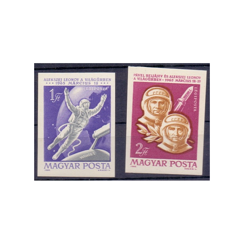 Ungarn. 1965. Russiske astronauter. Utakket AFA nr. 2075-76U **