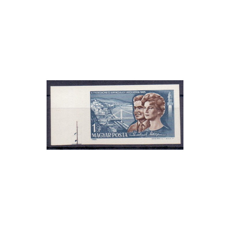 Ungarn. 1965. Kosmonauter. Utakket AFA nr. 2077U **