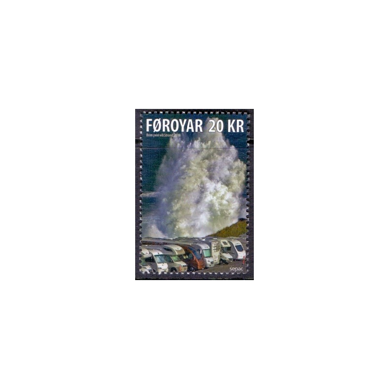 Færøerne. 2018. SEPAC, AFA nr 912 ** , Postfrisk stemplet FDC