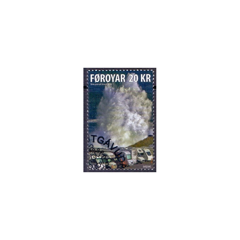 Færøerne. 2018. SEPAC, AFA nr 912 ** , Postfrisk stemplet FDC