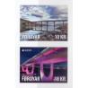Færøerne. 2018. Europamærker. Broer i parstykke, fra hæfte AFA nr 914E-15E ** , Postfrisk stemplet FDC